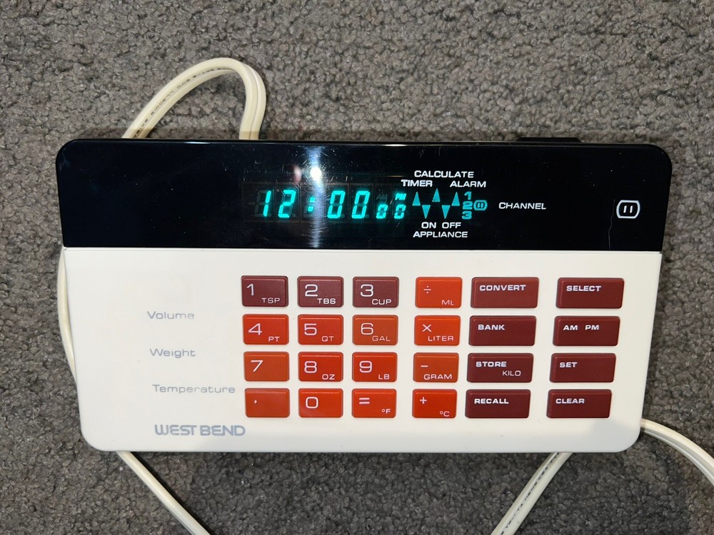 Vintage West Bend Kitchen Controller Mult-function Advanced Appliance BAD BOX