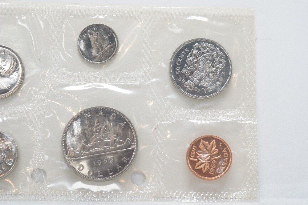 1969 Canada Mint Sealed 6 Coin Set (otb1106)