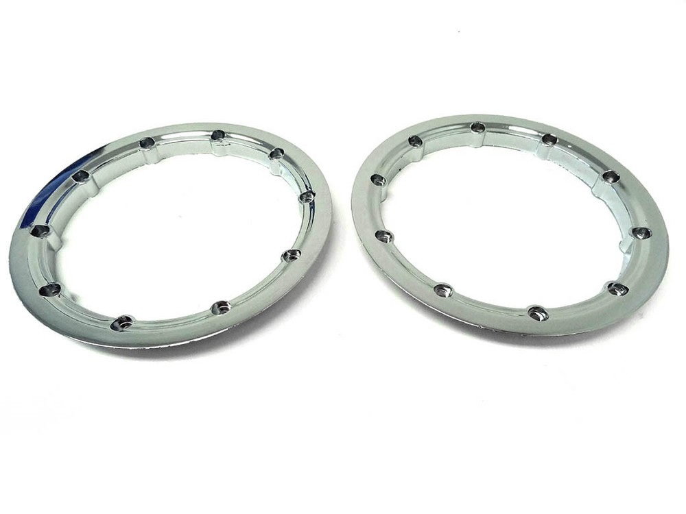 Rovan Chrome Outer Beadlock Rings for LT & SLT (2)