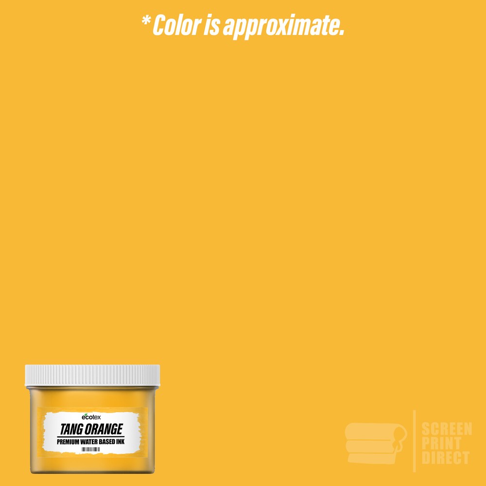 Ecotex® Tang Orange - Fluorescent Water Based Ink for Screen Printing