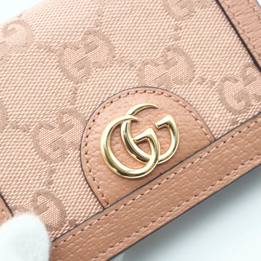 Gucci GG Canvas Card Case Wallet