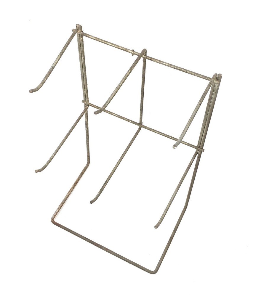 Vintage Counter Top Display Rack with 6 Hooks Display Stand