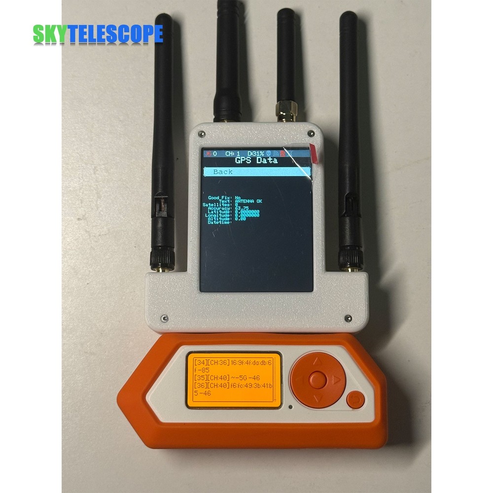 5G-Ver External Module Kit 433MHz RF ESP32C5 GPS Modules with 2.8" Screen st45