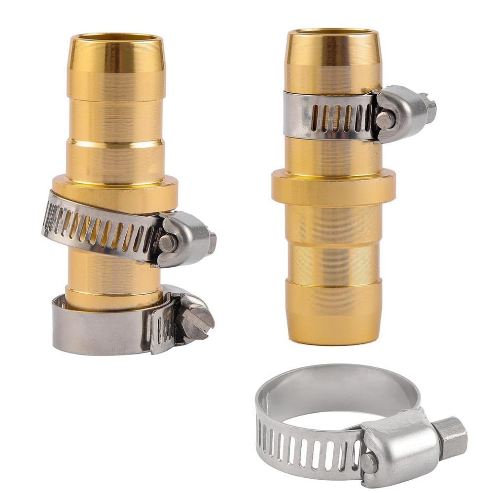 Sanpaint 2 Pack Garden Hose Connector Repair 2-Set, Fit for 3/4" or 5/8" hose