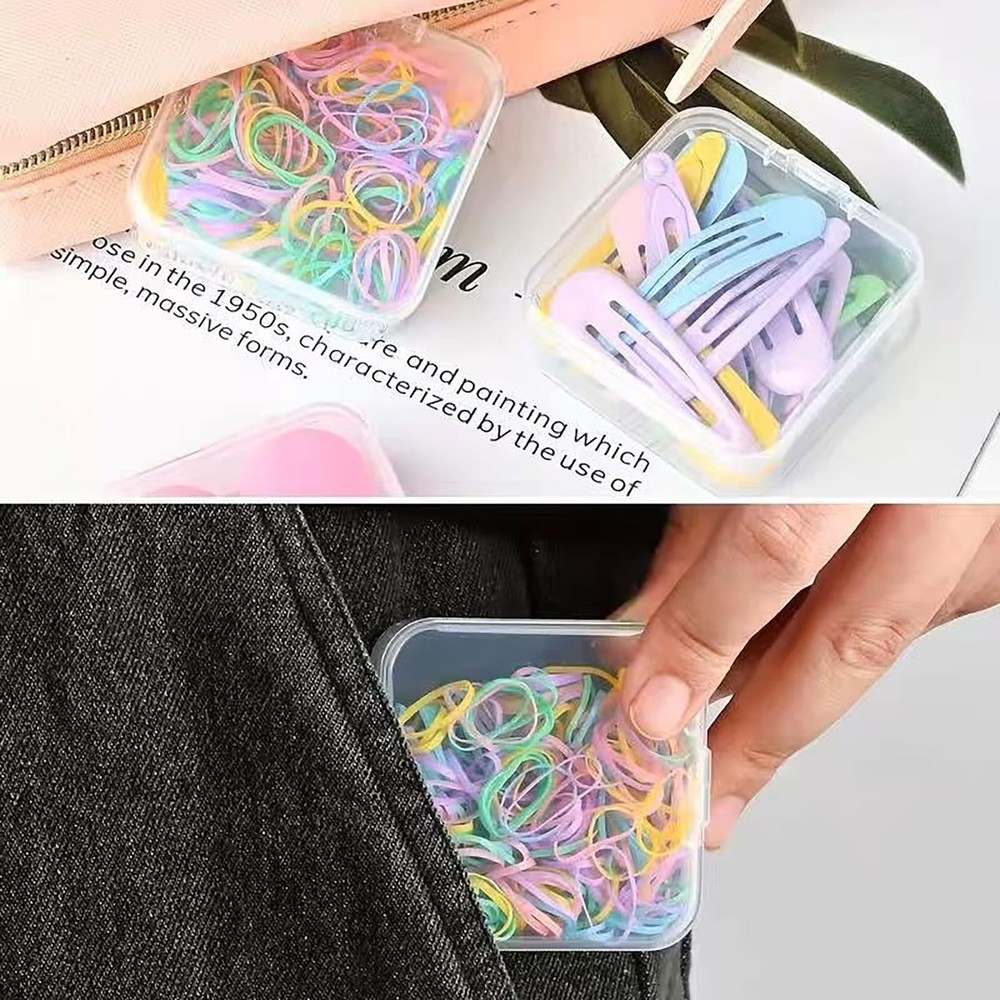 YYGMSS 30 Pcs Bead Storage Box Mini with Lids Plastic clear