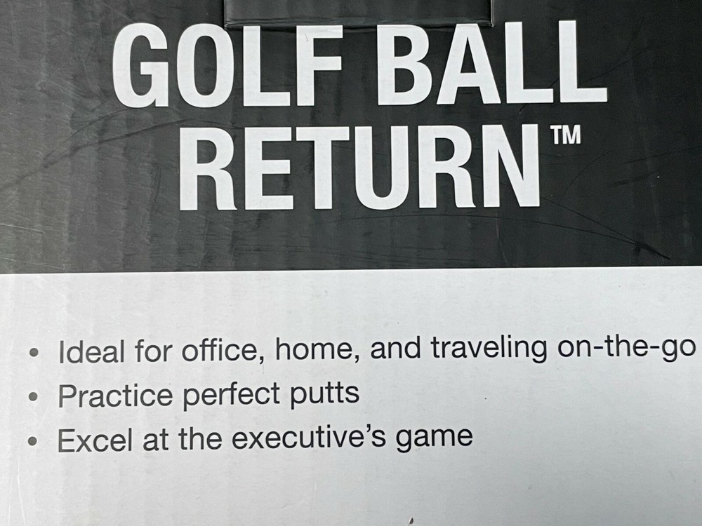 Protocol Automatic Golf Ball Return Motorized Rebounding Putting Practice NIB