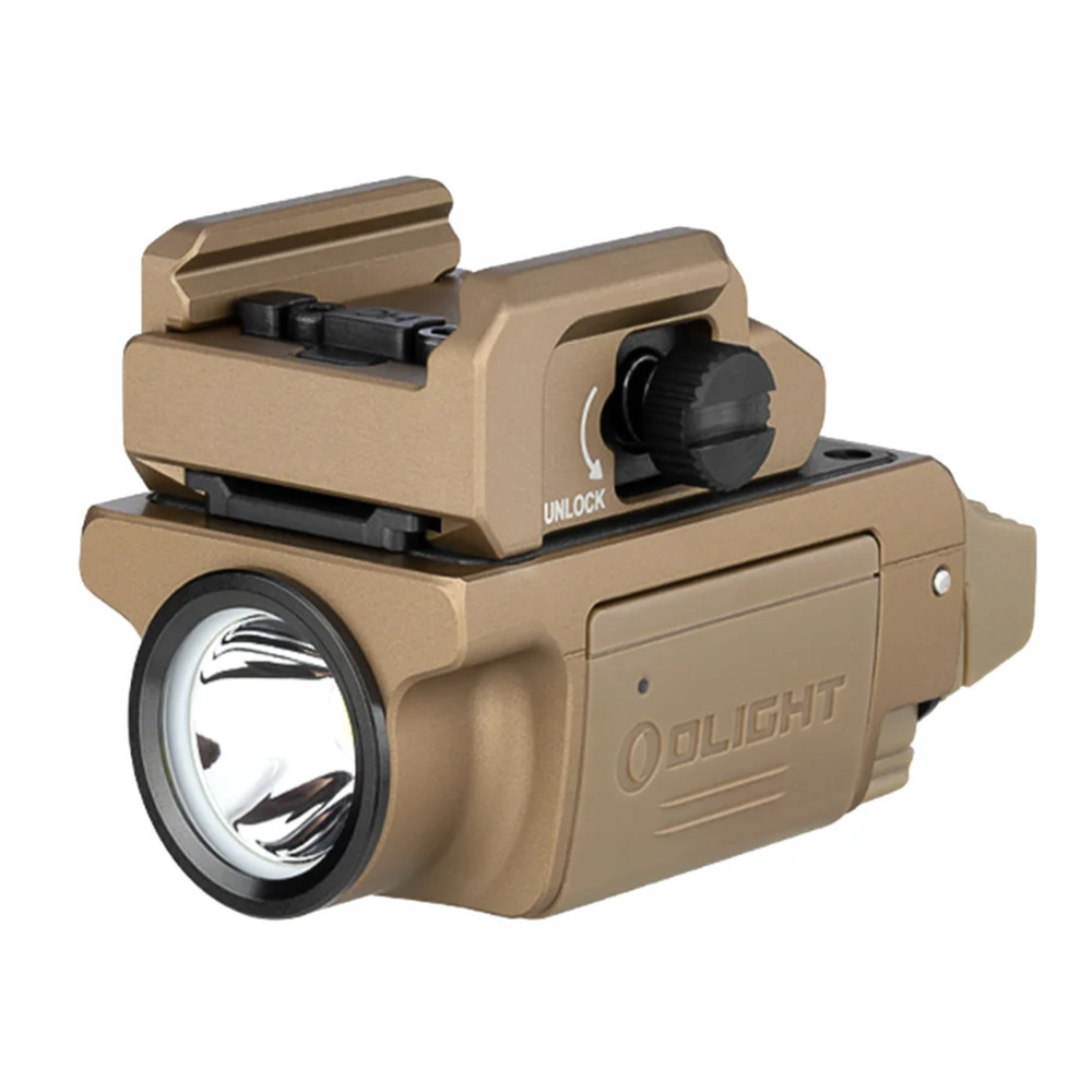 Olight Valkyrie PL-Mini 3 Compact Rail Mount Light - Desert Tan