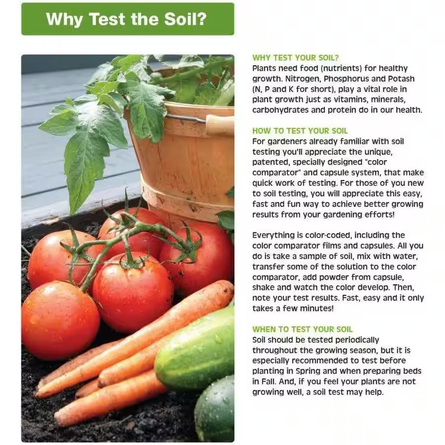 Rapitest Soil Test Kit (40 Tests)