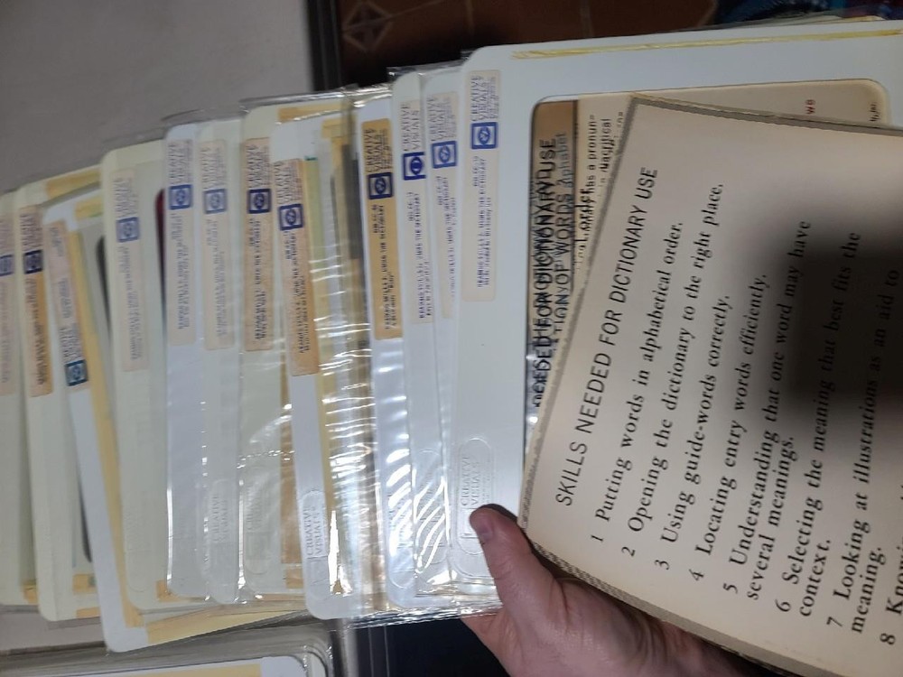 1967 Creative Visuals Overhead Projections -Vowels, Using Dictionary, Homonyms++