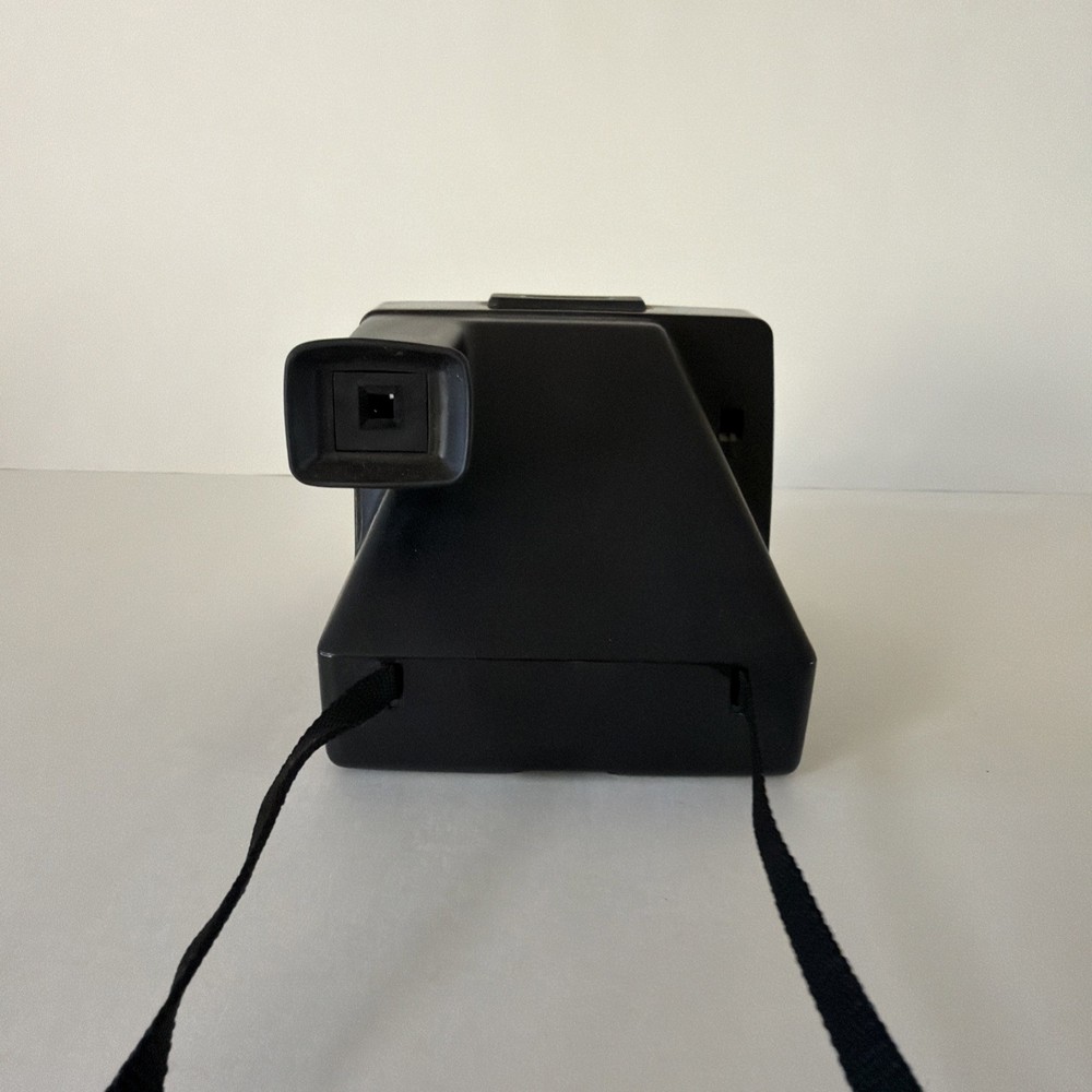 Polaroid One Step Land Camera Rainbow Stripe with Strap Vintage - Untested