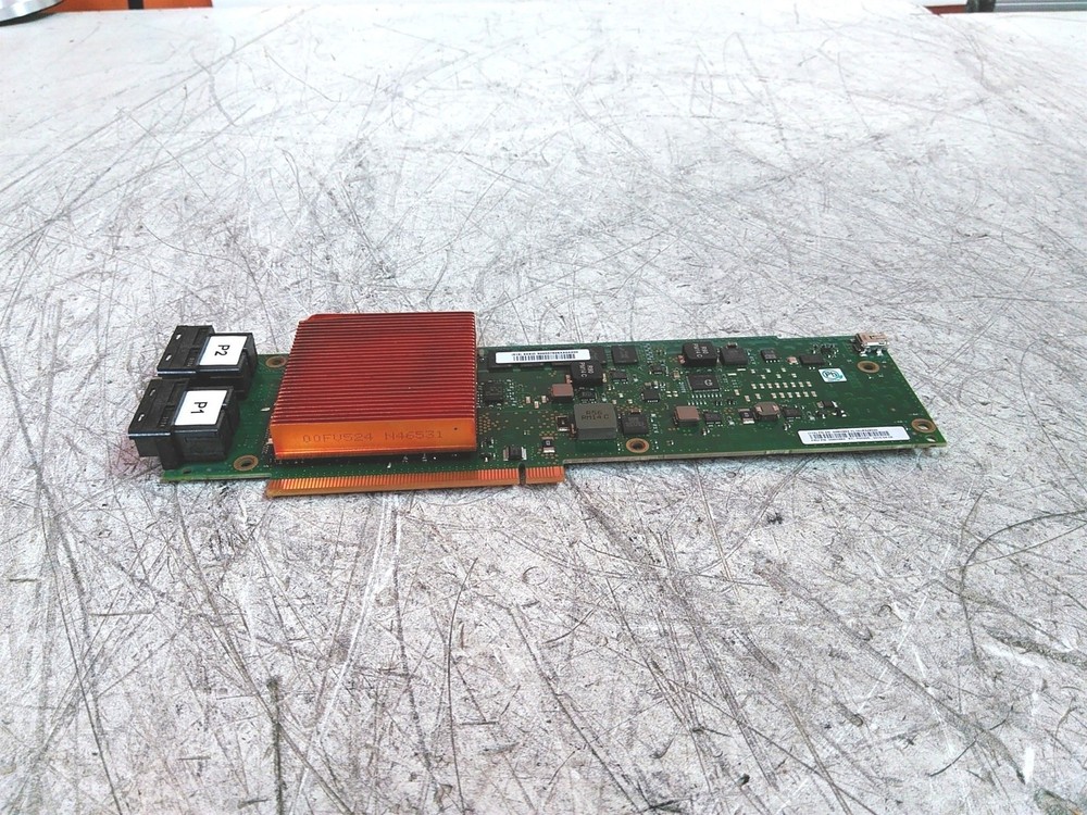 IBM 00MH906 6GB PCIe SAS Raid Controller Bent Heatsink