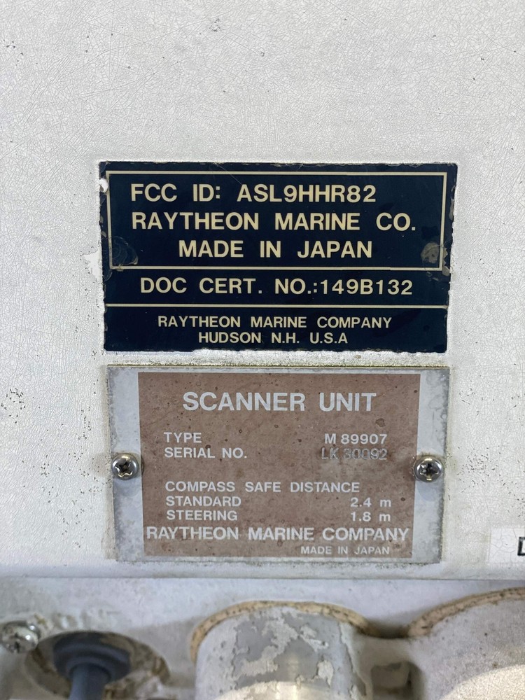 Raytheon Anschutz M89907 Radar Base (Array Removed-For Parts)