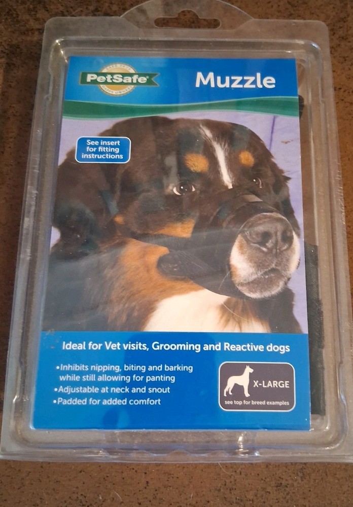 New, PetSafe, Adjustable Dog Muzzle (XL)