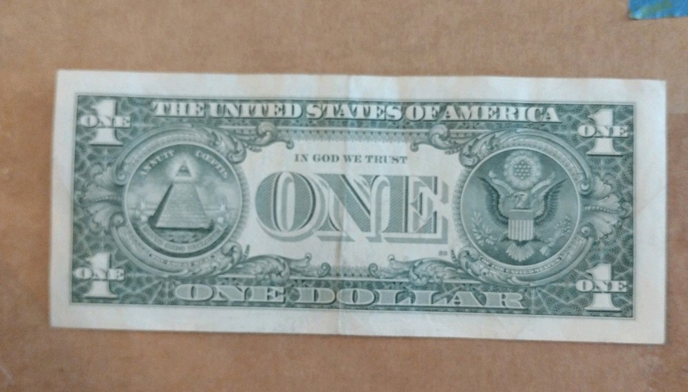 ((ERROR Misalign Misprint)) Offset Right Misprint! 2021 $ 1 One Dollar Bill 2021