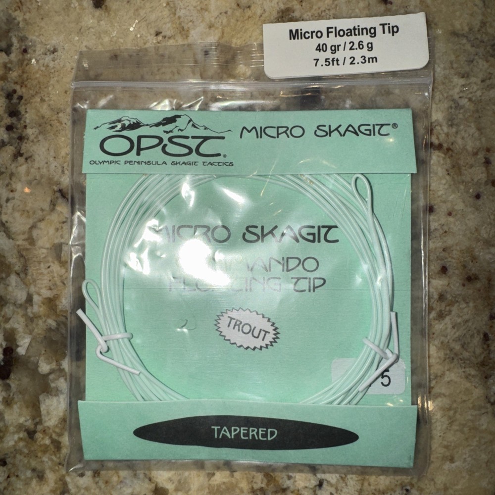 OPST Micro Skagit Commando Floating Tip - 7.5 Foot, 40 Grain - New