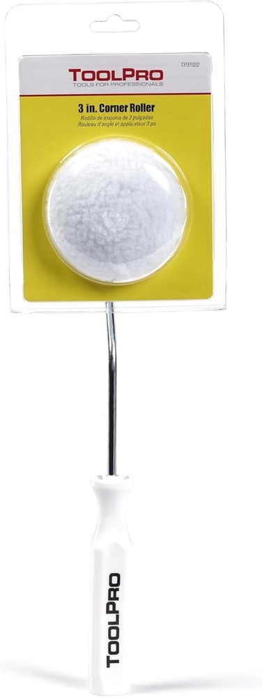 ToolPro Professional Grade 3 Inch Corner Roller & Applicator for White