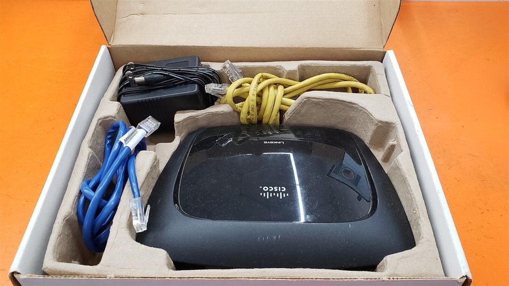 ⭐️⭐️⭐️⭐️⭐️ Linksys Cisco WRT110 RangePlus 4 Port Wireless Router