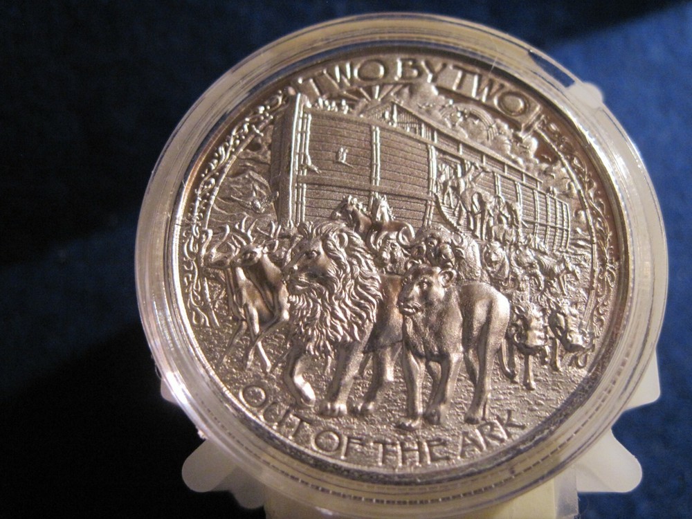 ONE OUNCE NOAH'S ARK SILVER BU ROUND