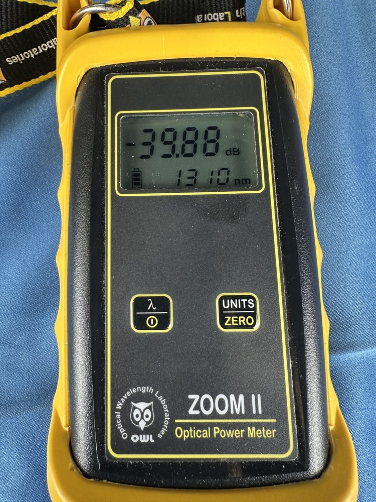 Optical Power Meter & Optical Source- OWL Pre Owned With Case