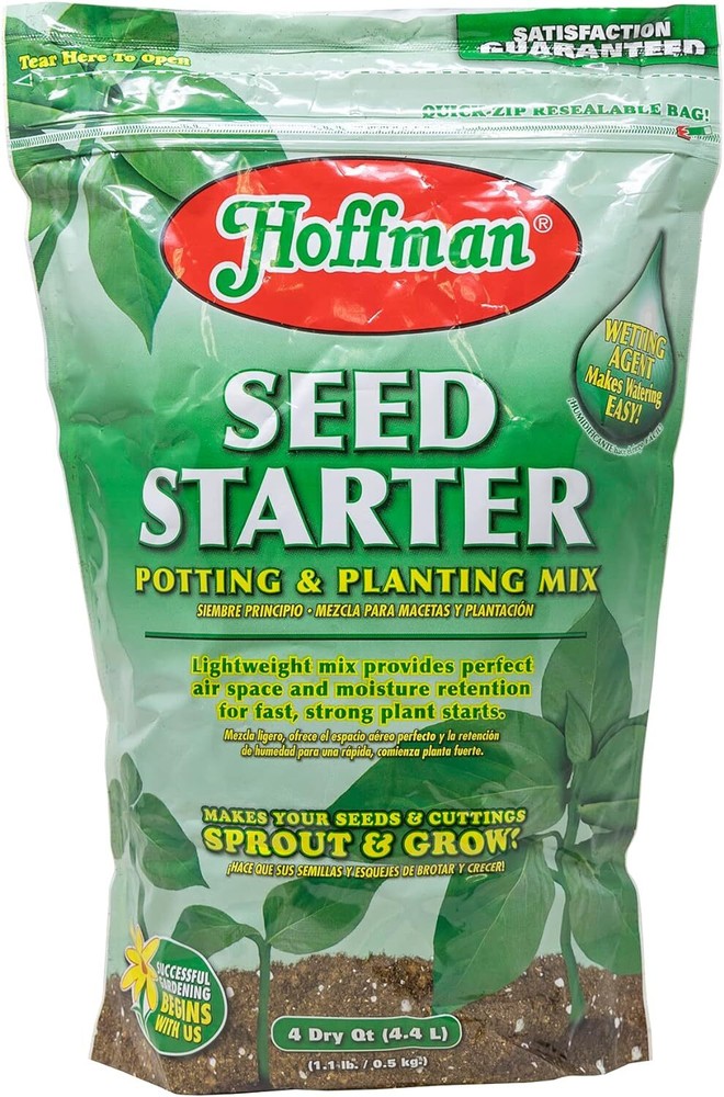 Hoffman 30101 Seed Starter Soil, 4 Quarts,Brown/A
