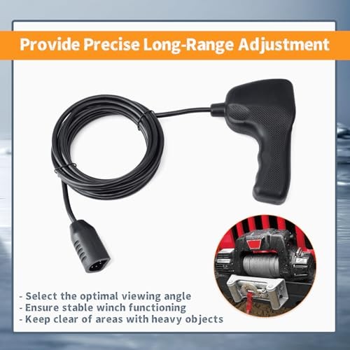 83658 Plug-in Winch Remote Hand Held Controller Compatible with WARN 9.5ti