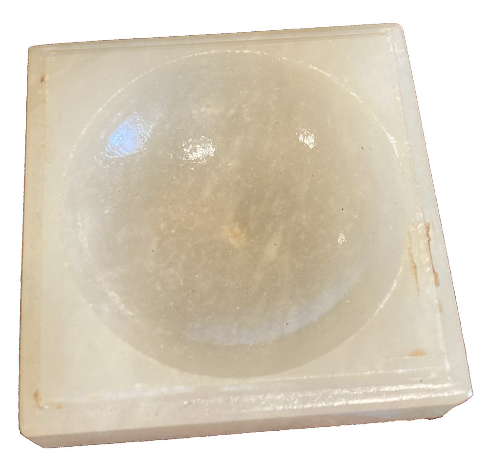 Carved Stone Alabaster Ashtray