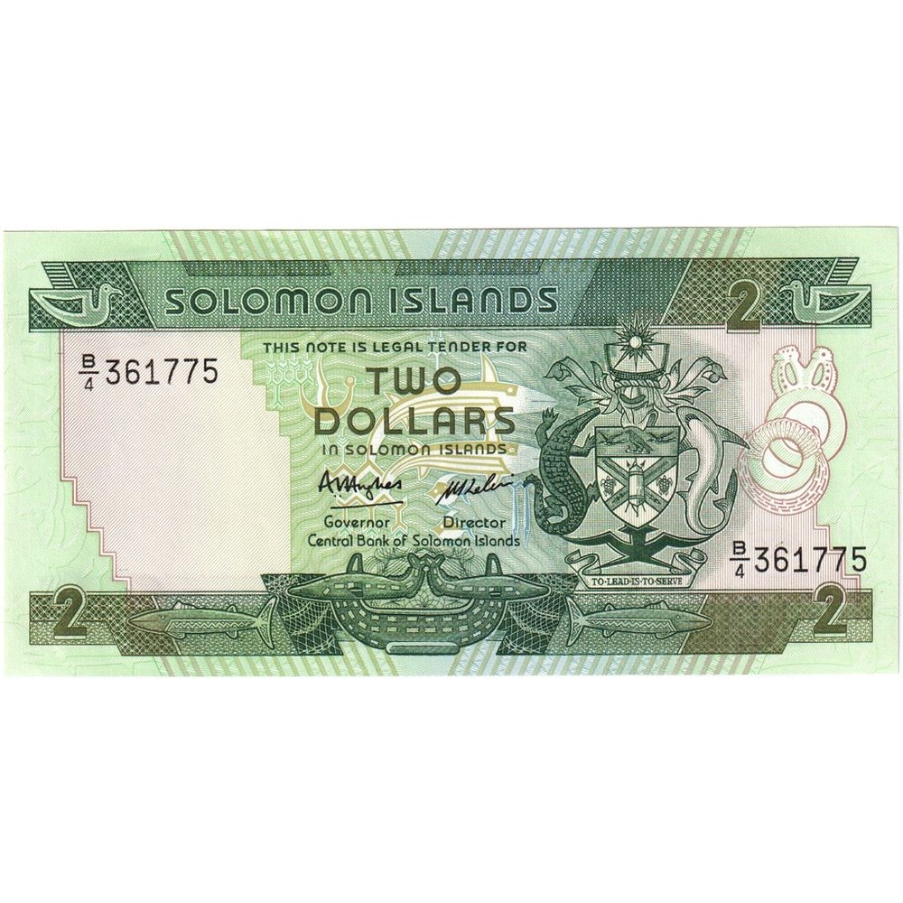 [#233254] Solomon Islands, 2 Dollars, UNC