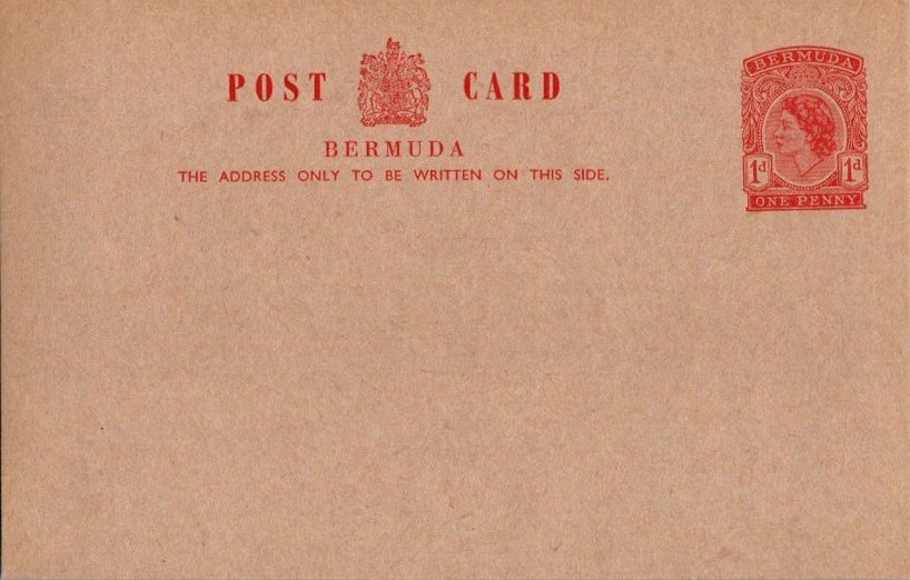 Bermuda Higgins & Gage 18 Unused.