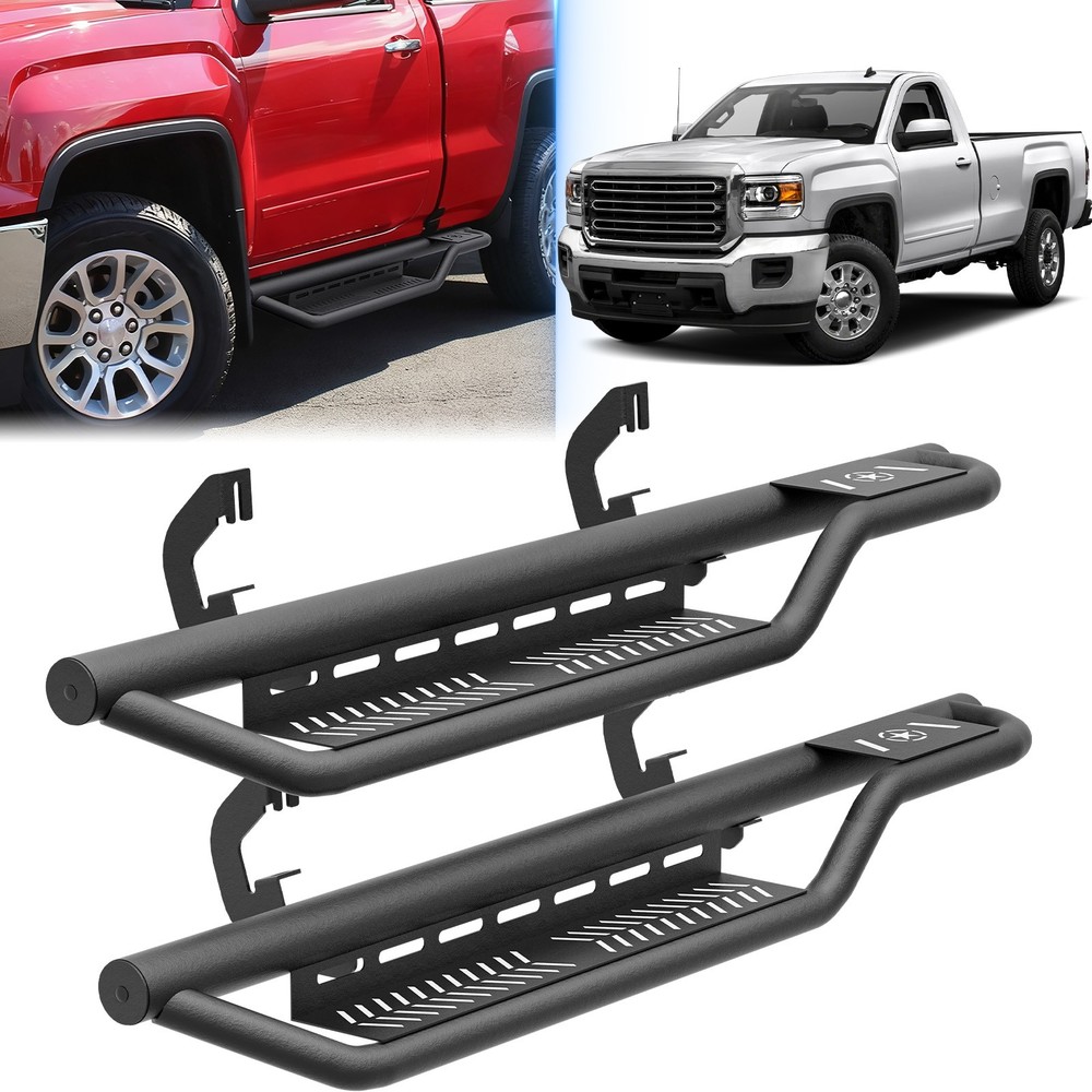 Sides Step Nerf Bars Running Boards For 07-18 Silverado & Sierra 1500 RegularCab