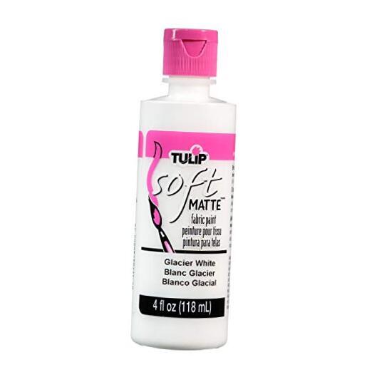 20403 Soft Fabric Paint 4oz Matte Glacier White