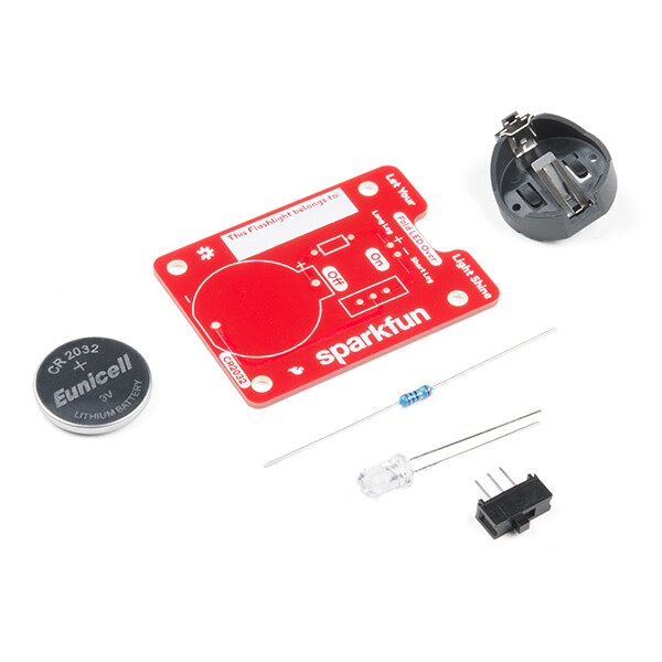 [ SparkFun KIT-14877 ] Basic Flashlight Soldering Kit