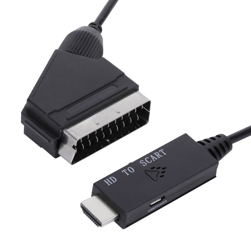to Scart Adapter Converter Convert High-Definition Video Regular