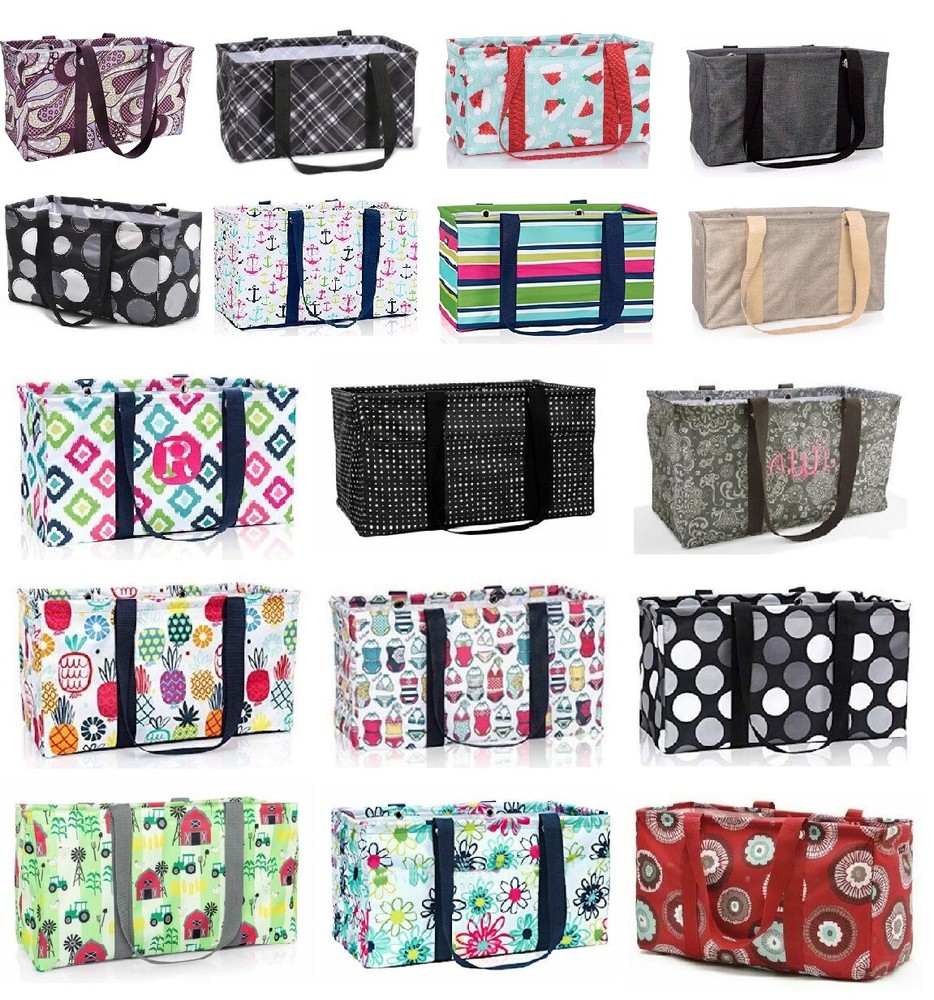 Medium & Large Utility tote Beach Laundry Basket Storage Bag 31 Gift