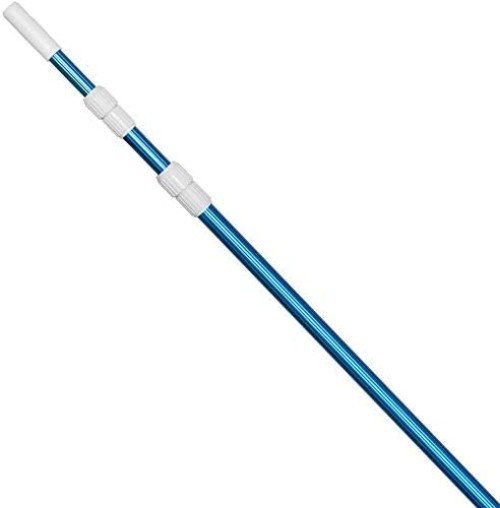 12Ft Anodized Aluminum Telescopic Pool Pole for Skimmer Nets & Cleaning Tools...