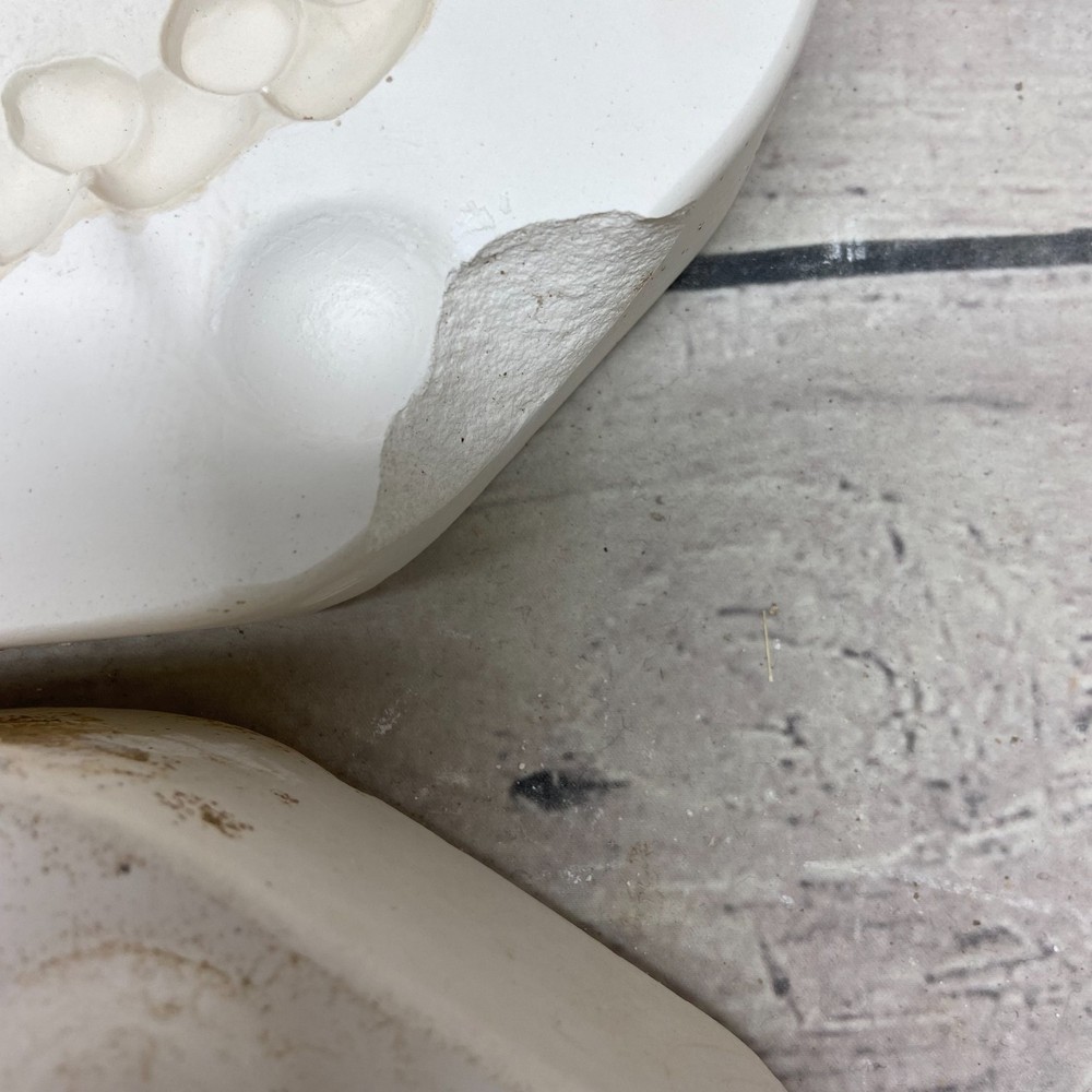 Vintage 1990 Clay Magic Ceramic Casting Mold Pebble Base #711