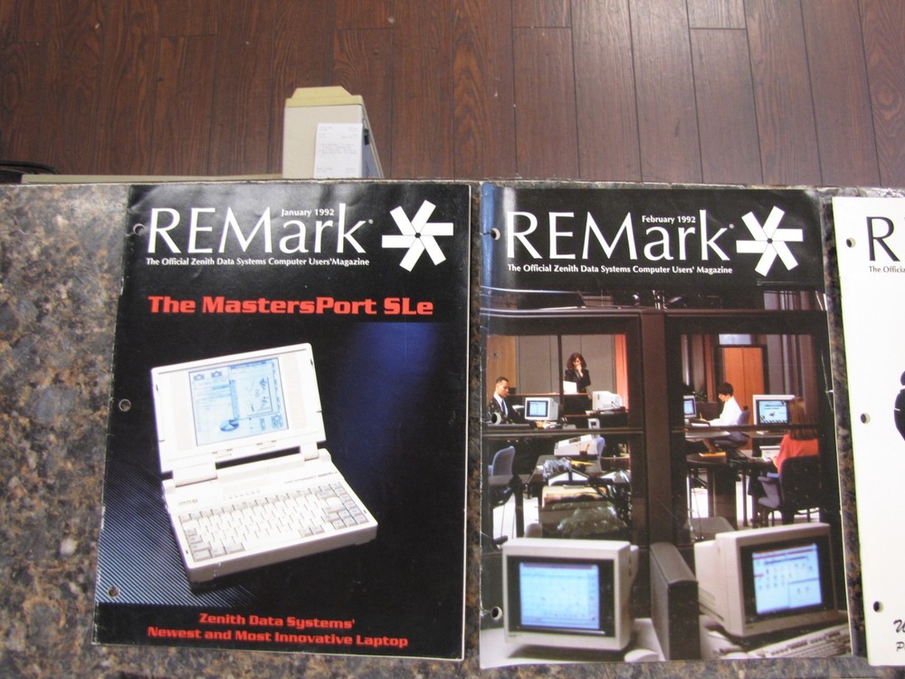 1992 REMark Heath Zenith User Group Magazines Computer Advertisements Jan-June