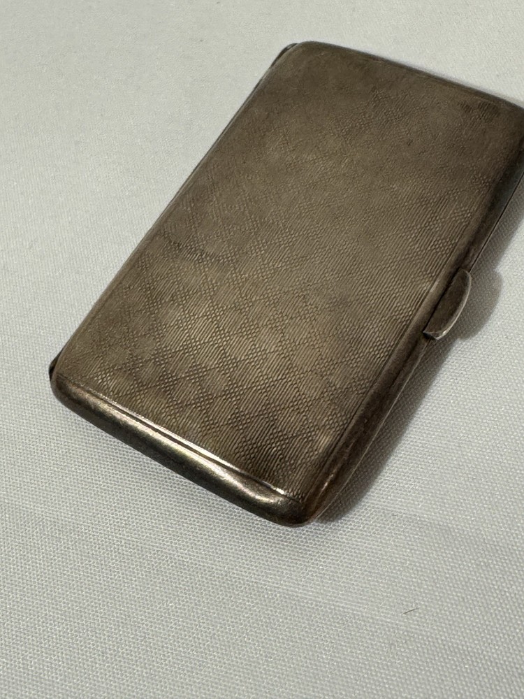 Antique Silver Cigarette Case | 43.9g |Birmingham 1902 | NOT SCRAP | monogram MC