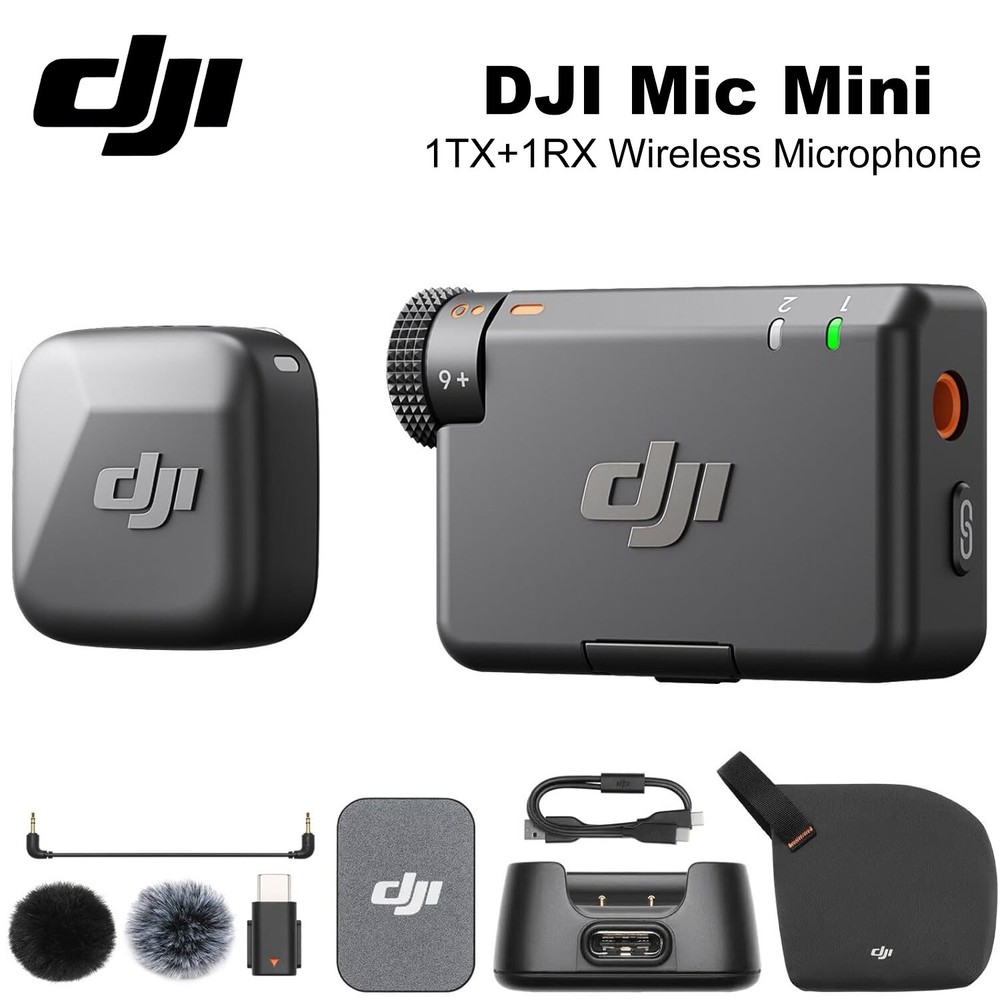 DJI Mic Mini Wireless Microphone 1TX+1RX