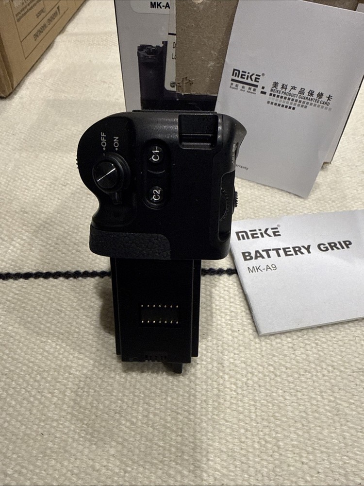 Meike MK-A9 Pro Battery Grip Open Box Untested As-Is