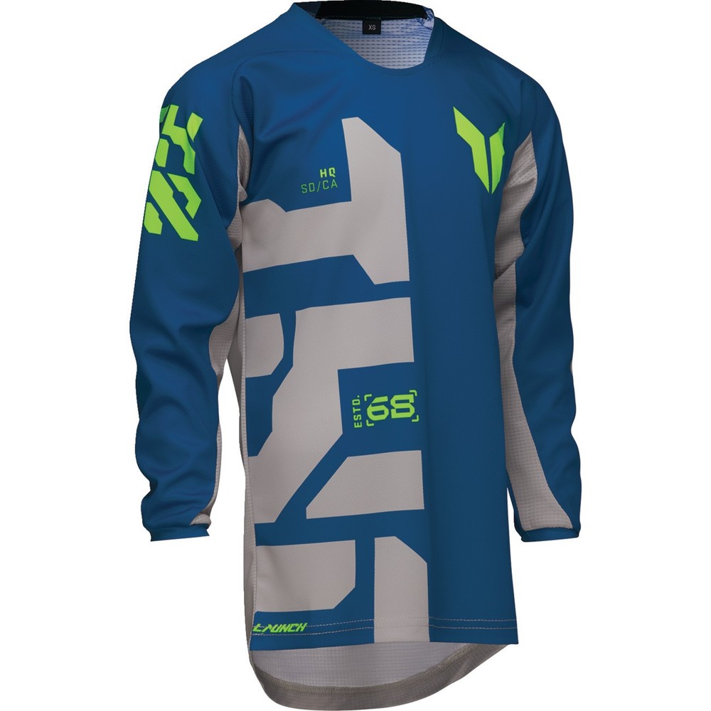 Thor Youth LAUNCHMODE Forge Jersey, Blue, Off-Road