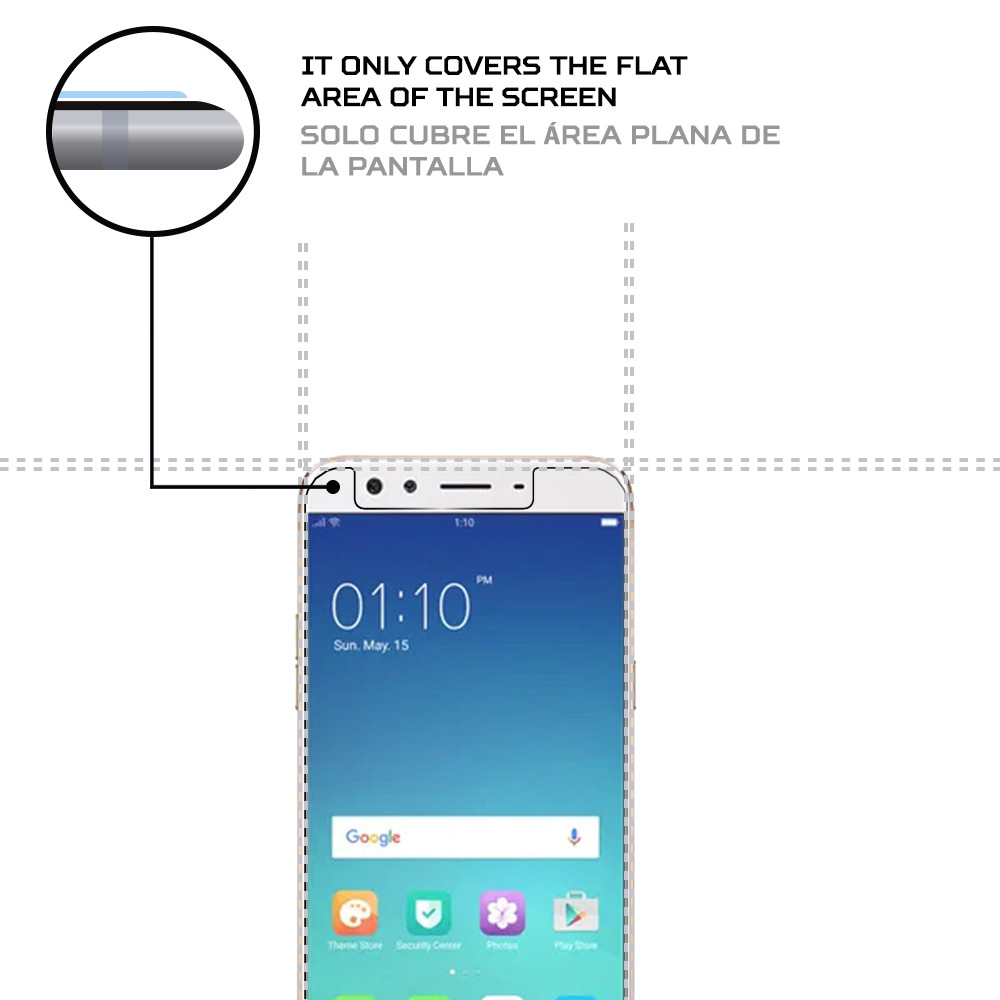 ANTISHOCK Screen protector for Oppo F3