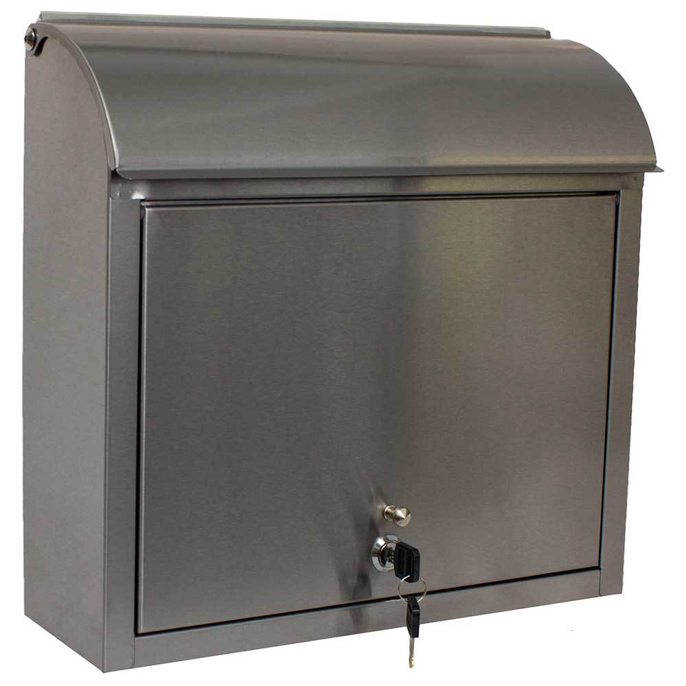 Qualarc, Modern, Compton locking mailbox, stainless steel