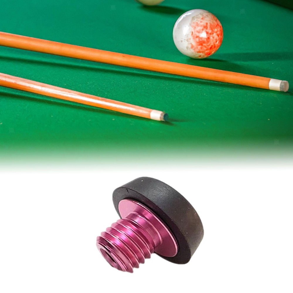 Billiards Cue Bottom Plug Protection Pad Replacement, Screw