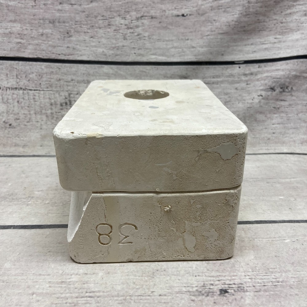 Vintage 1962 Duncan Ceramic Casting Mold Basket with Handle #38