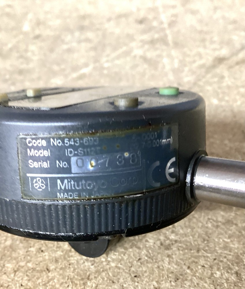 Mitutoyo 543-683 series ABSOLUTE Digimatic Indicator Model ID-S112T