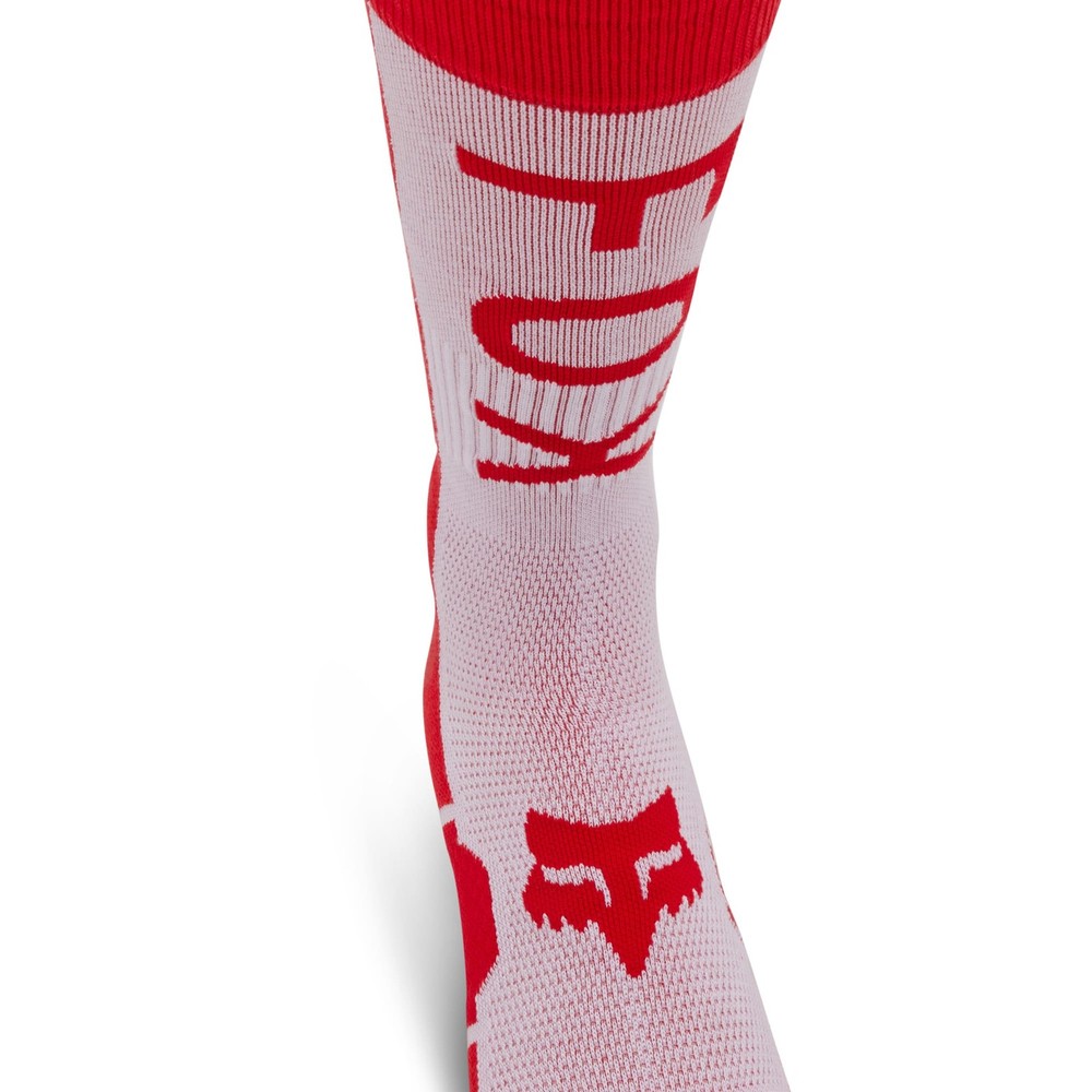 Fox Racing 360 Divider Sock (Red/White) (Medium) 33028-054-M