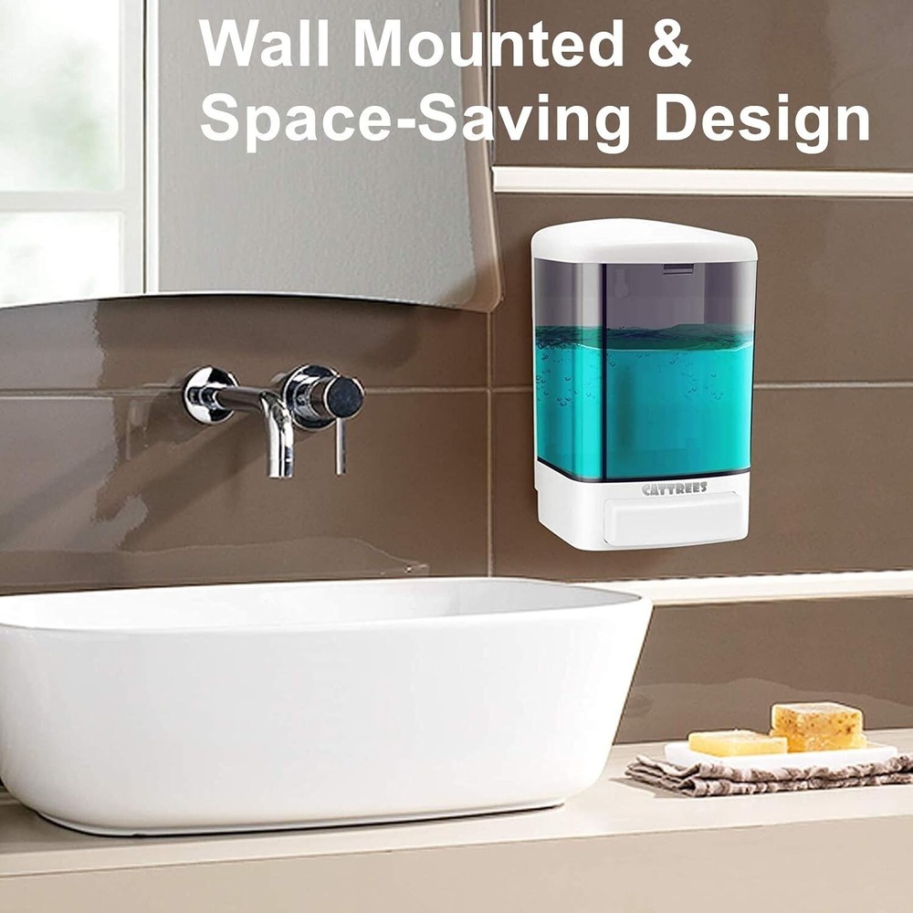 Versatile 1L Soap Dispenser - Durable Wall-Mounted Solution for Any Environment