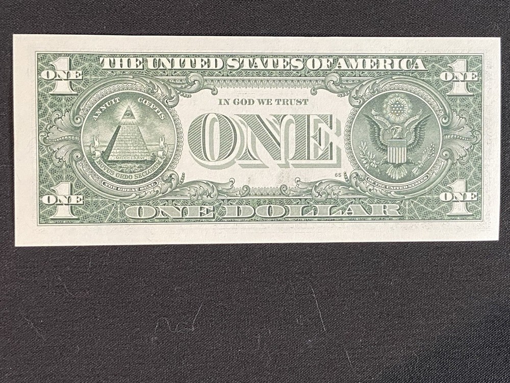 2021 - $1 - Binary Ink Transfer K94949994 - UNC