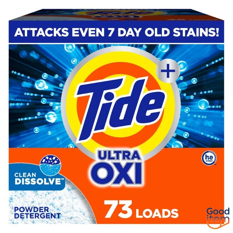 Tide Oxi Powder Laundry Detergent - 73 Loads