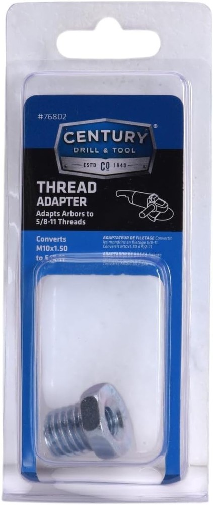 Efficient M10 to 5/8"-11 Thread Adapter for Enhanced Angle Grinder Versatility
